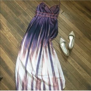 Silky maxi dress